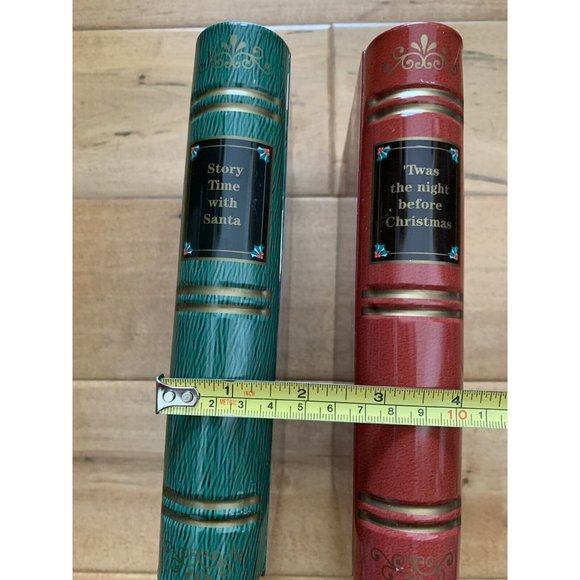 2 Hollow Book Hideaway Hidden Secret Stash Storage Boxes Christmas Holiday - Picture 7 of 8